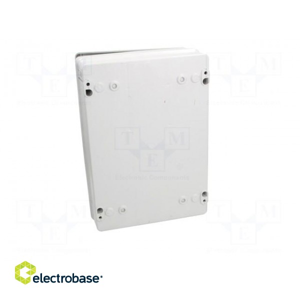 Enclosure: wall mounting | X: 252mm | Y: 352mm | Z: 142mm | ABS | grey image 6