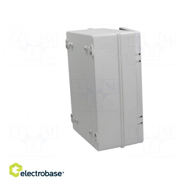 Enclosure: wall mounting | X: 252mm | Y: 352mm | Z: 162mm | ABS | grey image 7