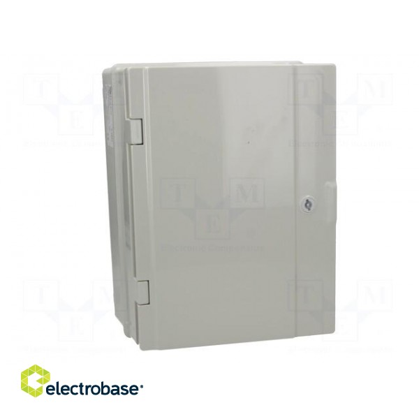 Enclosure: wall mounting | X: 265mm | Y: 355mm | Z: 152mm | ABS | grey image 10