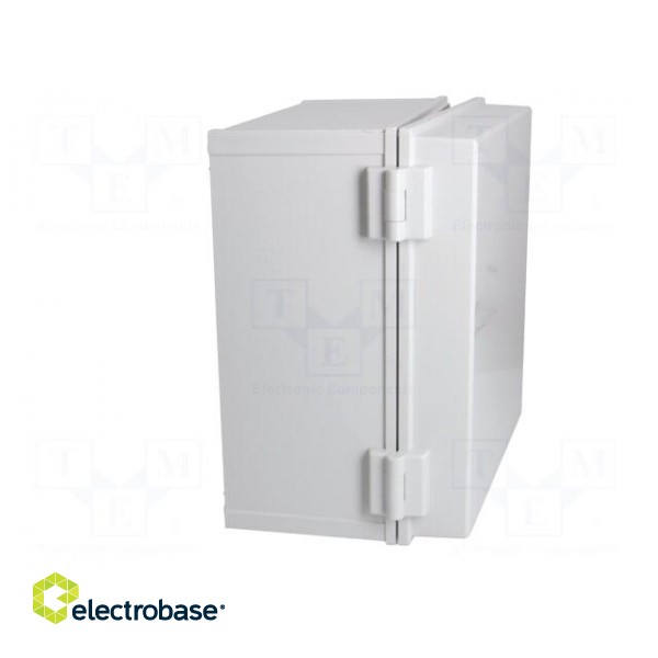 Enclosure: wall mounting | X: 300mm | Y: 300mm | Z: 180mm | CAB | grey image 9