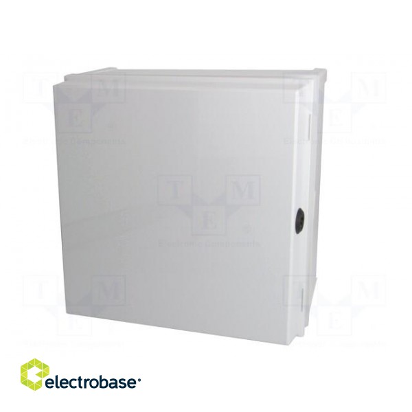 Enclosure: wall mounting | X: 300mm | Y: 300mm | Z: 180mm | CAB | grey image 3