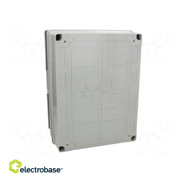 Enclosure: wall mounting | X: 310mm | Y: 410mm | Z: 170mm | ABS | grey image 7