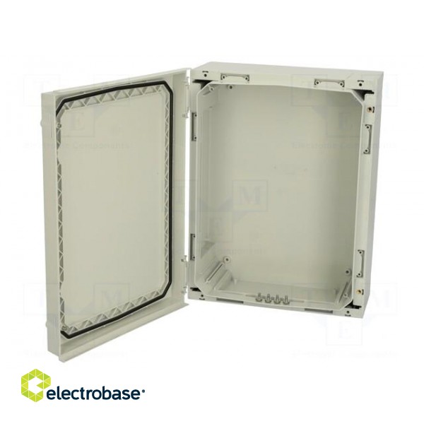 Enclosure: wall mounting | X: 320mm | Y: 420mm | Z: 150mm | NEO | ABS | grey image 2