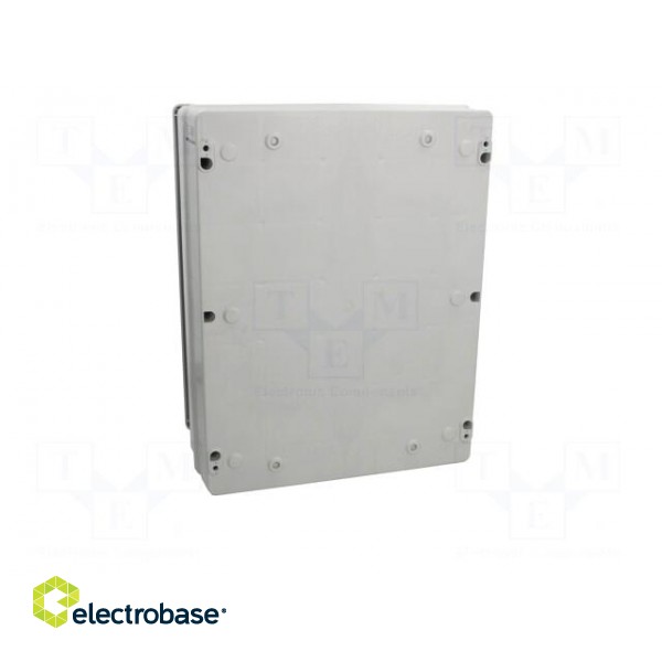 Enclosure: wall mounting | X: 356mm | Y: 456mm | Z: 162mm | ABS | grey image 6