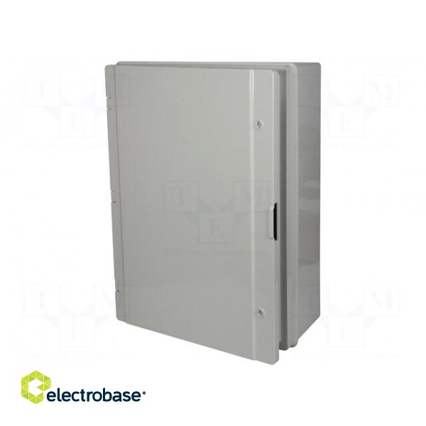 Enclosure: wall mounting | X: 511mm | Y: 711mm | Z: 253mm | ABS | grey paveikslėlis 1