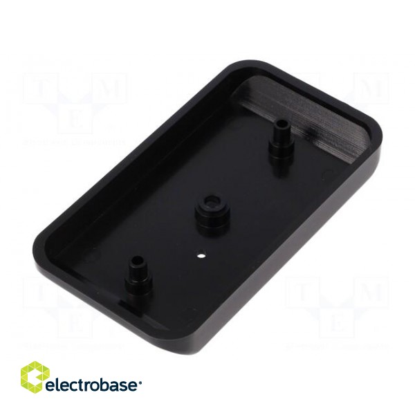 Enclosure: wall mounting | X: 68mm | Y: 141mm | Z: 25mm | ABS | black image 2