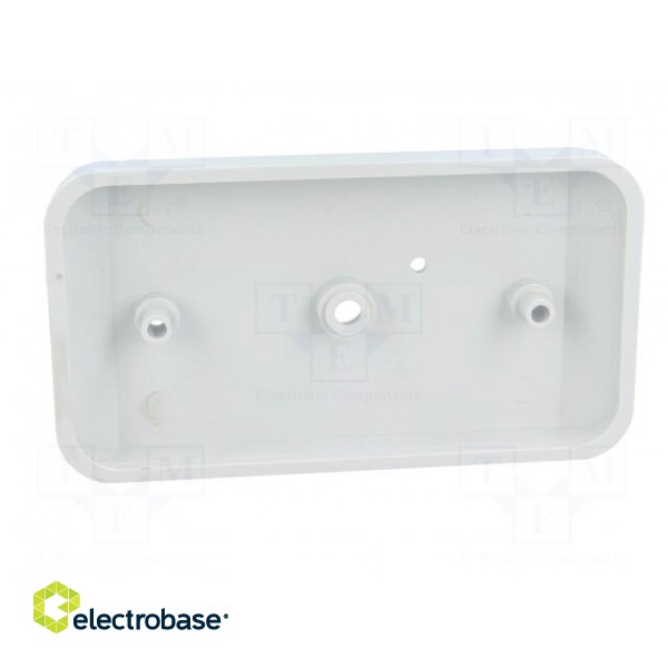 Enclosure: wall mounting | X: 68mm | Y: 141mm | Z: 25mm | ABS | grey image 7