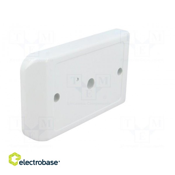 Enclosure: wall mounting | X: 68mm | Y: 141mm | Z: 25mm | ABS | grey image 2
