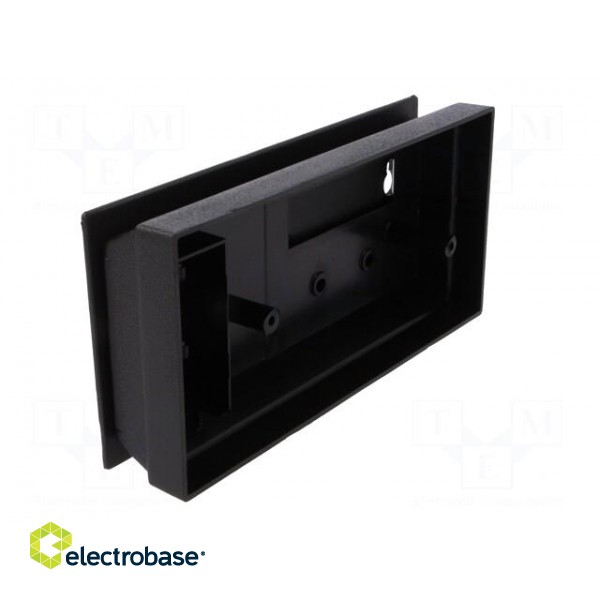 Enclosure: wall mounting | X: 81mm | Y: 170mm | Z: 32mm | ABS | black image 7