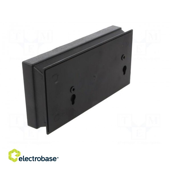 Enclosure: wall mounting | X: 81mm | Y: 170mm | Z: 32mm | ABS | black image 3