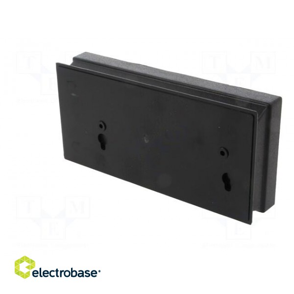 Enclosure: wall mounting | X: 81mm | Y: 170mm | Z: 32mm | ABS | black image 5