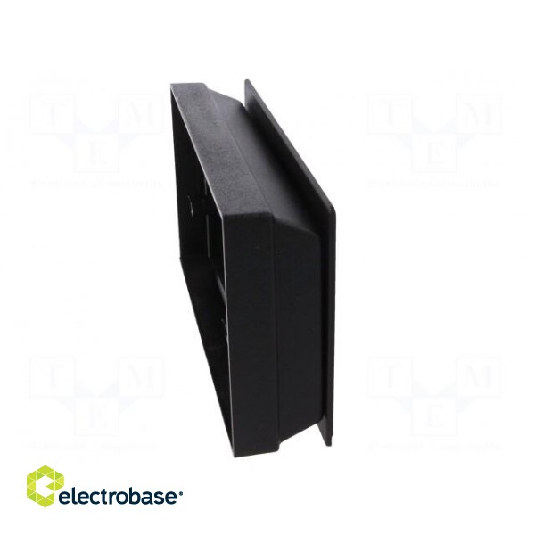Enclosure: wall mounting | X: 81mm | Y: 170mm | Z: 32mm | ABS | black image 10