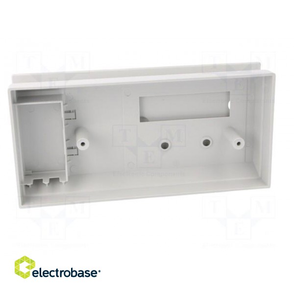 Enclosure: wall mounting | X: 81mm | Y: 170mm | Z: 32mm | ABS | grey image 8