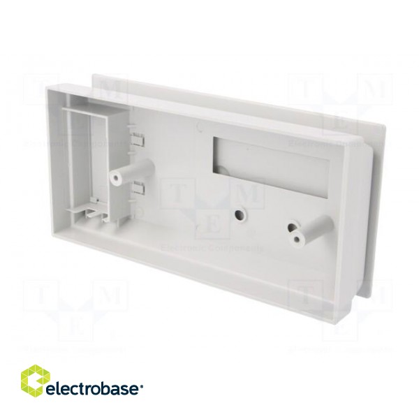 Enclosure: wall mounting | X: 81mm | Y: 170mm | Z: 32mm | ABS | grey image 9