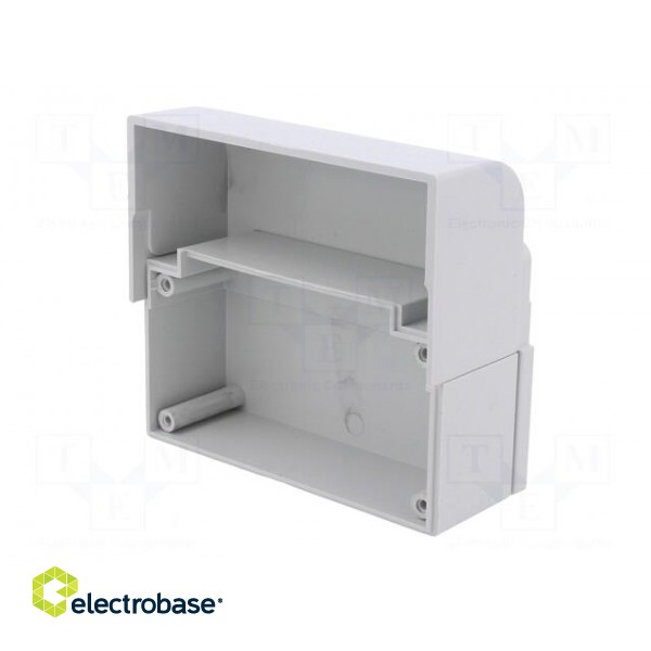 Enclosure: wall mounting | X: 85.1mm | Y: 96.6mm | Z: 35.7mm | ABS image 5