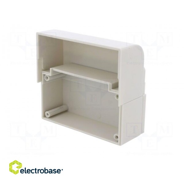 Enclosure: wall mounting | X: 85.1mm | Y: 96.6mm | Z: 35.7mm | ABS image 5