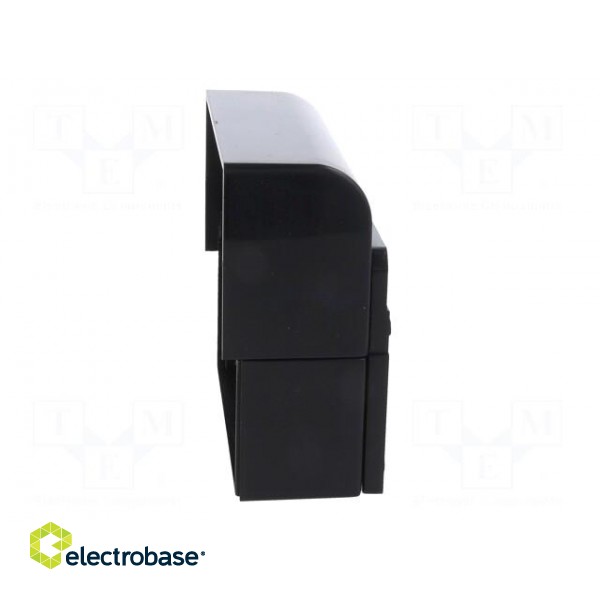 Enclosure: wall mounting | X: 85.1mm | Y: 96.6mm | Z: 35.7mm | ABS | black image 6