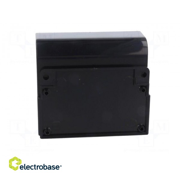 Enclosure: wall mounting | X: 85.1mm | Y: 96.6mm | Z: 35.7mm | ABS | black image 8