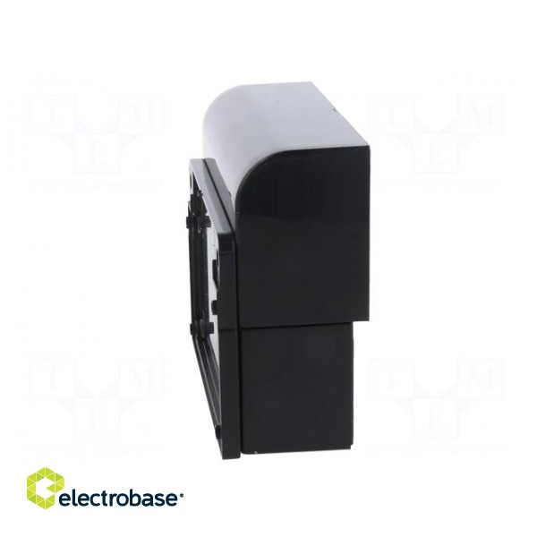 Enclosure: wall mounting | X: 85.1mm | Y: 96.6mm | Z: 35.7mm | ABS | black image 10