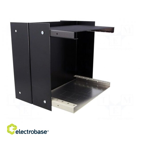 Enclosure: with panel | 1458 | X: 203mm | Y: 203mm | Z: 127mm | black image 2