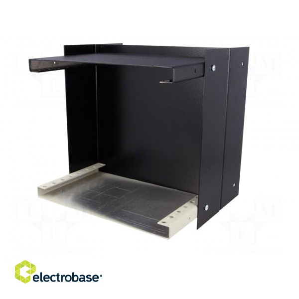 Enclosure: with panel | 1458 | X: 203mm | Y: 203mm | Z: 127mm | black image 4