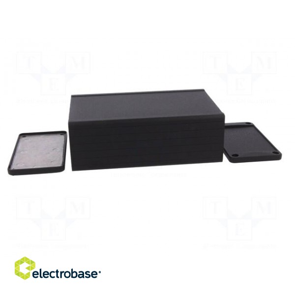 Enclosure: shielding | X: 104mm | Y: 160mm | Z: 55mm | aluminium | black image 7