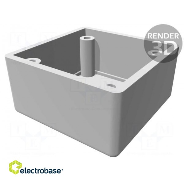 Enclosure: shielding | X: 56mm | Y: 56mm | Z: 40mm | ABS,stainless steel
