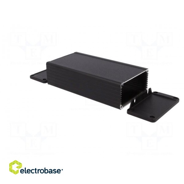 Enclosure: shielding | X: 84mm | Y: 160mm | Z: 44mm | aluminium | black image 4