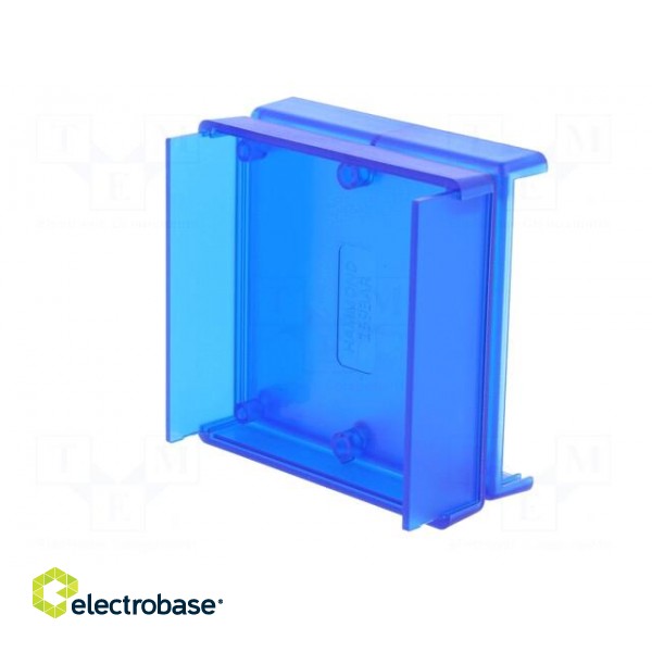Enclosure: with panel | 1593 | X: 74mm | Y: 75mm | Z: 27mm | ABS image 4