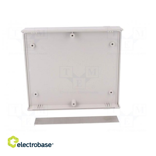 Enclosure: with panel | 1598 | X: 154mm | Y: 36mm | Z: 179mm | ABS | grey image 7