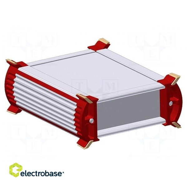 Enclosure: with panel | CC | X: 116mm | Y: 200mm | Z: 70mm | aluminium