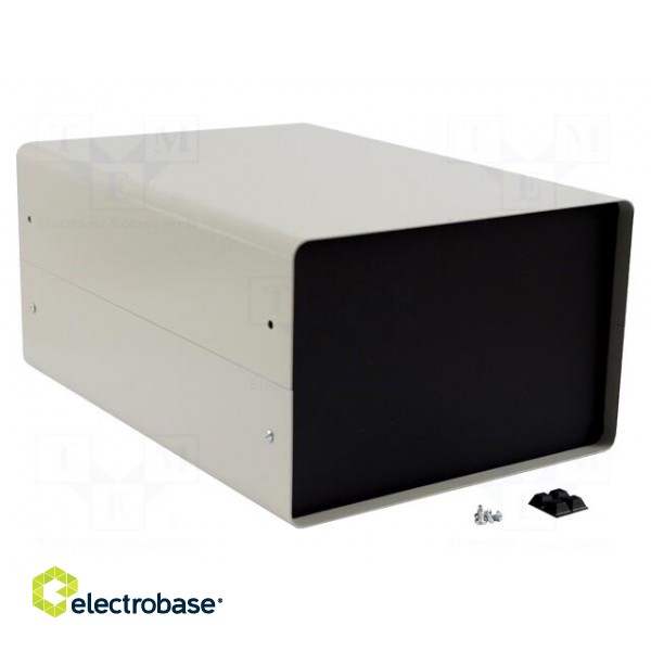 Enclosure: with panel | vented | 1401 | X: 254mm | Y: 356mm | Z: 165mm