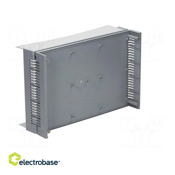Enclosure: with panel | vented | X: 300mm | Y: 200mm | Z: 75mm | ABS | IP54 image 2