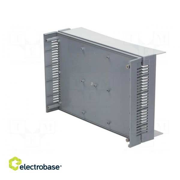 Enclosure: with panel | vented | X: 300mm | Y: 200mm | Z: 75mm | ABS | IP54 image 4