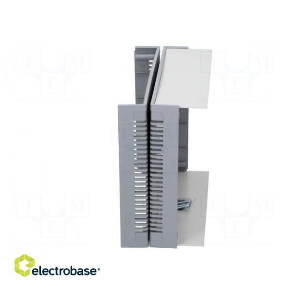 Enclosure: with panel | vented | X: 300mm | Y: 200mm | Z: 75mm | ABS | IP54 image 5