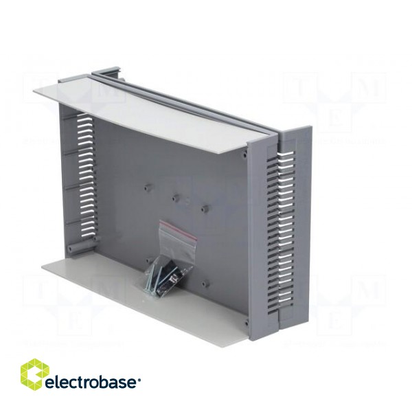 Enclosure: with panel | vented | X: 300mm | Y: 200mm | Z: 75mm | ABS | IP54 image 8