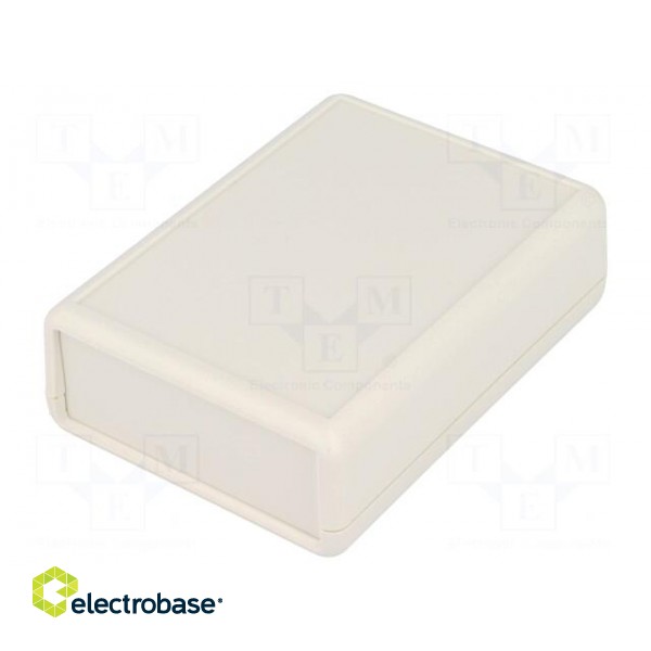 Enclosure: with panel | with flap on baterries | 1593 | X: 66mm | ABS image 1