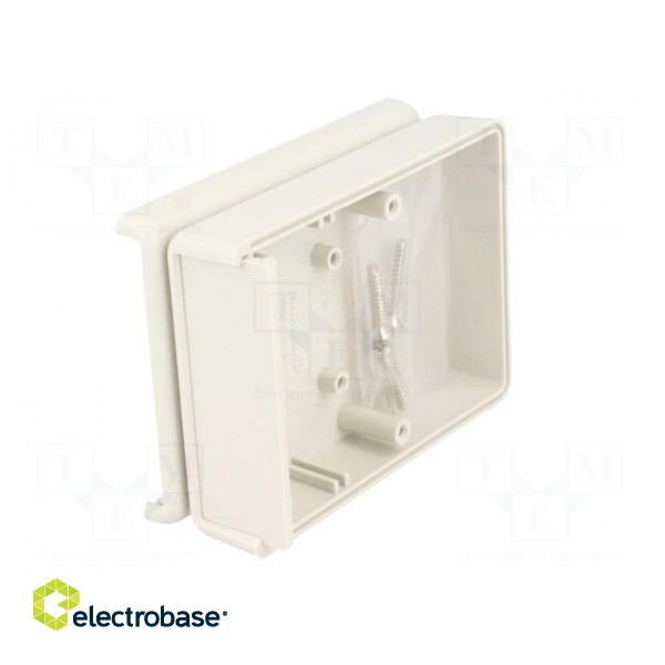 Enclosure: with panel | with flap on baterries | 1593 | X: 66mm | ABS image 2