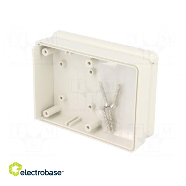 Enclosure: with panel | with flap on baterries | 1593 | X: 66mm | ABS image 4