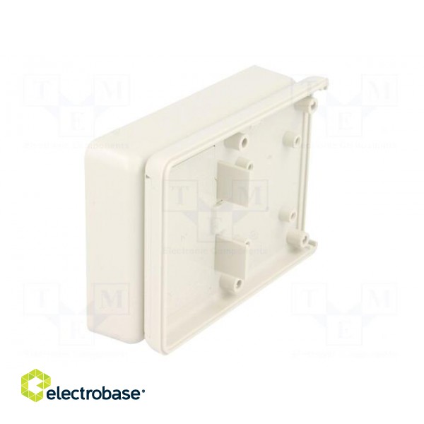 Enclosure: with panel | with flap on baterries | 1593 | X: 66mm | ABS image 6