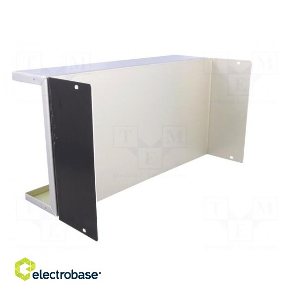 Enclosure: with panel | X: 160mm | Y: 303mm | Z: 69mm | aluminium | silver image 6
