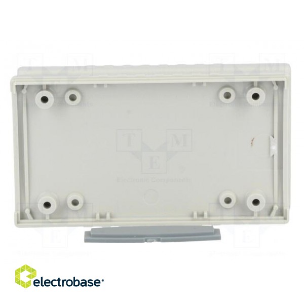 Enclosure: with panel | X: 50mm | Y: 90mm | Z: 16mm | ABS | light grey image 7