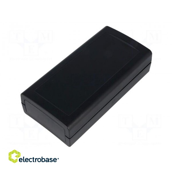 Enclosure: with panel | X: 60mm | Y: 120mm | Z: 31mm | ABS | black | IP54 image 1