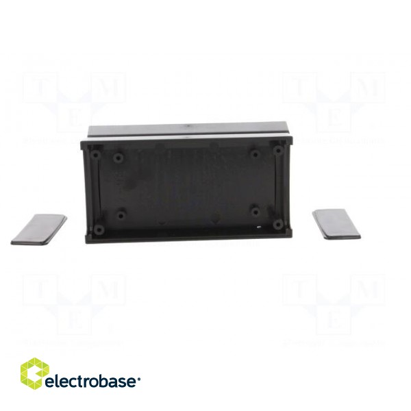 Enclosure: with panel | X: 60mm | Y: 120mm | Z: 40mm | ABS | black | IP53 image 7