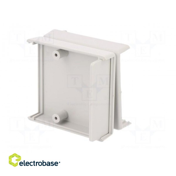 Enclosure: with panel | X: 62mm | Y: 69mm | Z: 30mm | ABS | grey image 8
