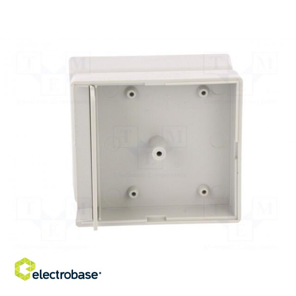 Enclosure: with panel | X: 67mm | Y: 74mm | Z: 36mm | ABS | grey image 4