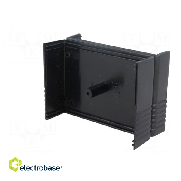 Enclosure: with panel | X: 88mm | Y: 64mm | Z: 43mm | ABS | black image 5