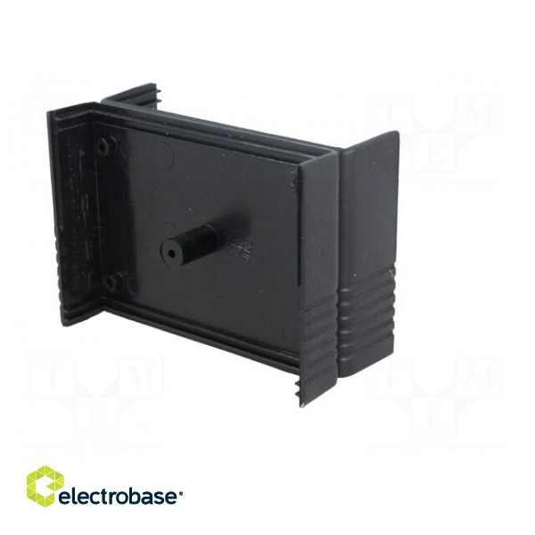 Enclosure: with panel | X: 88mm | Y: 64mm | Z: 43mm | ABS | black image 9