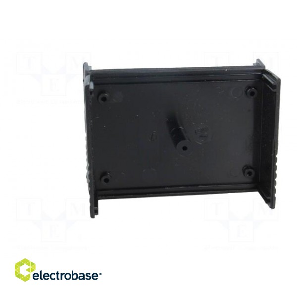 Enclosure: with panel | X: 88mm | Y: 64mm | Z: 43mm | ABS | black paveikslėlis 4