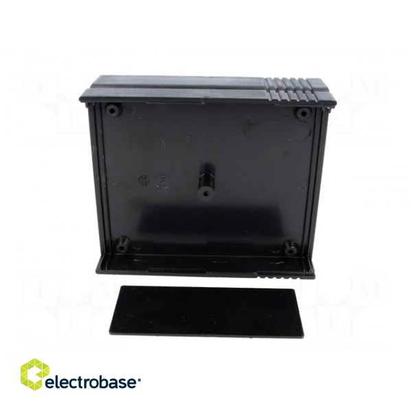 Enclosure: with panel | X: 91mm | Y: 111mm | Z: 43mm | ABS | black image 7
